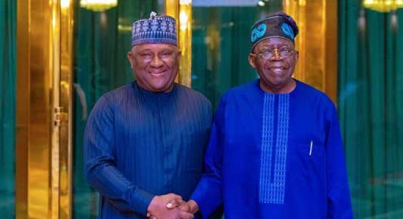 President Bola Tinubu and Chairman, BUA Cement Plc., Abdul Samad Rabiu. [Twitter:@NTANewsNow]