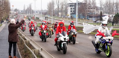 Setki Mikołajów na motocyklach. Zobacz zdjęcia z Gdańska