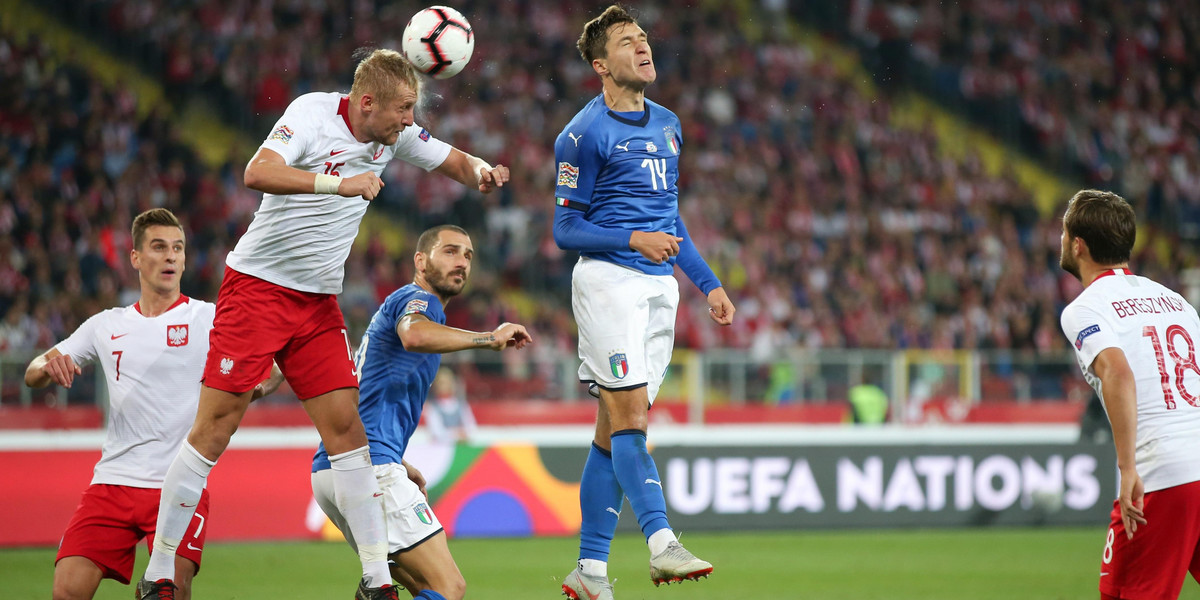 Polska - Wochy 0:1 w Lidze Narodów