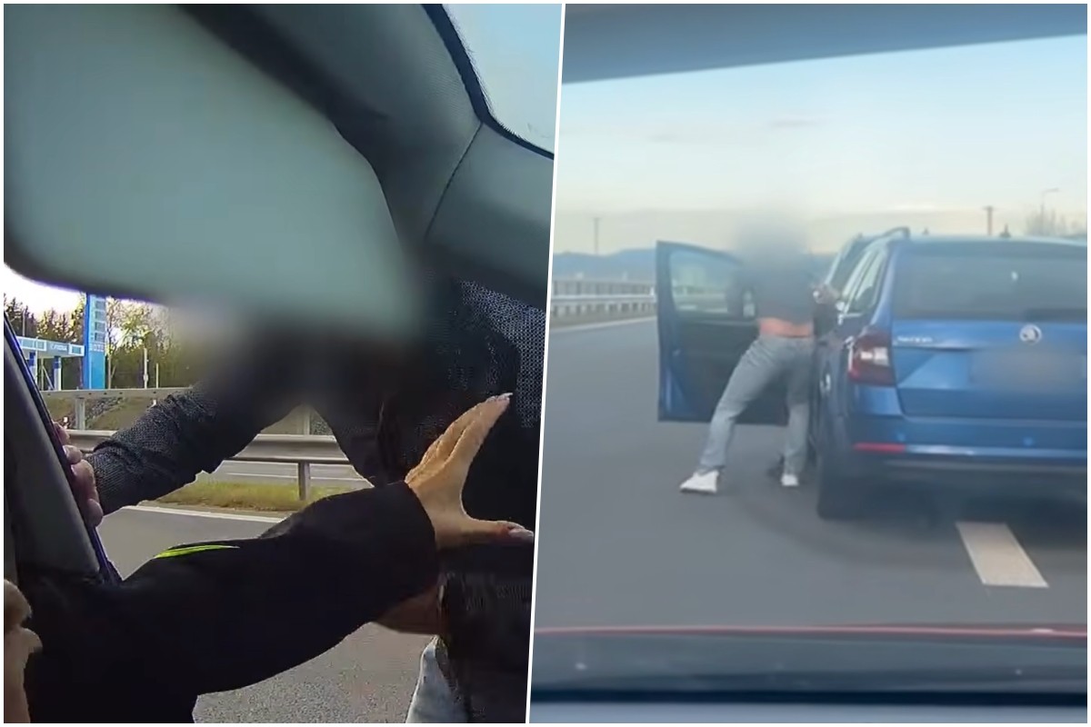 Vodiči vybrzdil ženu na diaľnici D6 a potom ju aj fyzicky napadol.
