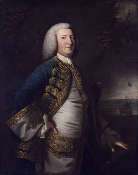 George Anson na portrecie z 1755 roku.