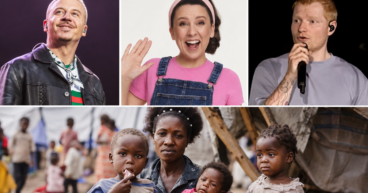 Macklemore, Ms Rachel, Ed Sheeran and Robert Kraft pledge $6 million for Gaza, while millions of women and children face similar crises in Sudan and DR Congo