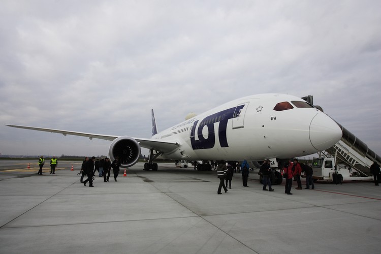 Boeing 787 Dreamliner w Gdańsku