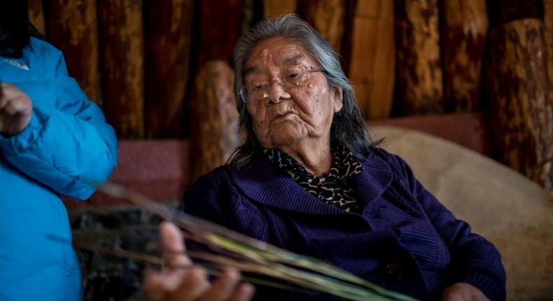 Cristina Calderon, 89, was recognized in 2009 by the Chilean government as a living human treasure for her work in preserving an indigenous culture at risk of extinction