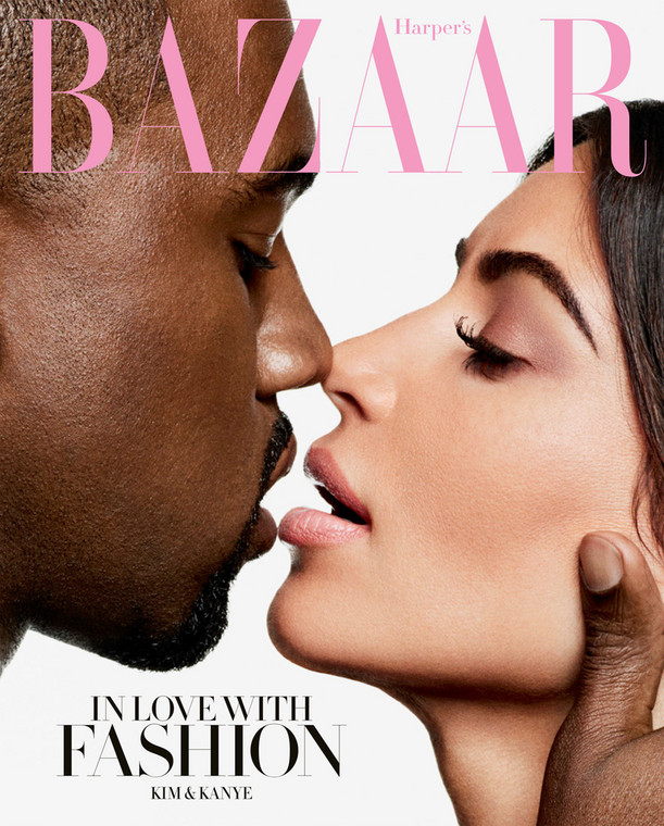 Kim Kardashian i Kanye West w sesji dla "Harper's Bazaar"
