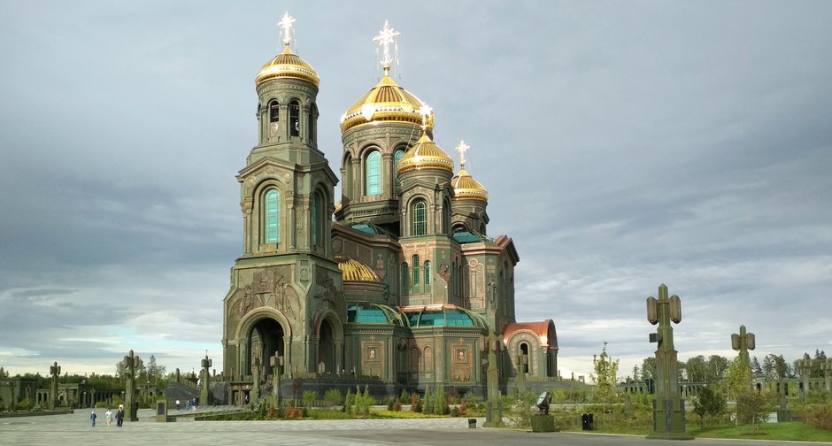 Główna Świątynia Sił Zbrojnych Rosji w Parku Patrioty w Kubince pod Moskwą