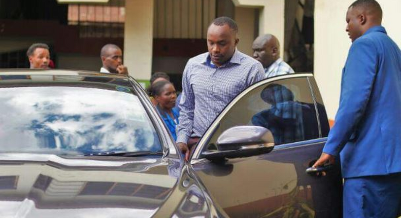 Kenyans notice that car used during Starehe MP Charles Njagua arrest had South Sudan number plate