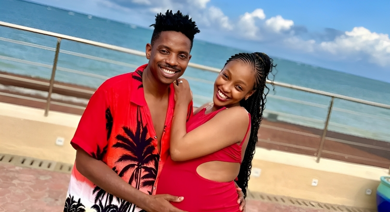 Eric Omondi and his girlfriend Lynn