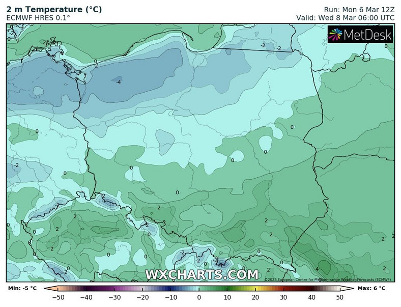 W nocy w wielu regionach pojawi się mróz