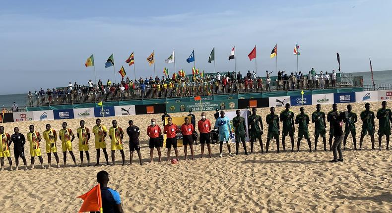 Beach Soccer Senegal-Ouganda