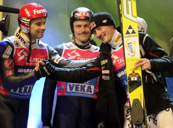 Koledzy ze skoczni żegnają Adama Małysza