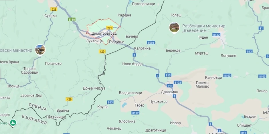 Od Beograda do Dimitrovgrada i graničnog prelaza sa Bugarskom stiže se autoputem