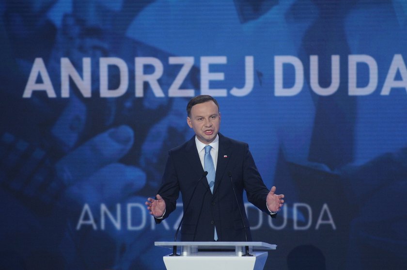 Andrzej Duda, kandydat PiS na prezydenta podczas swojej konwencji