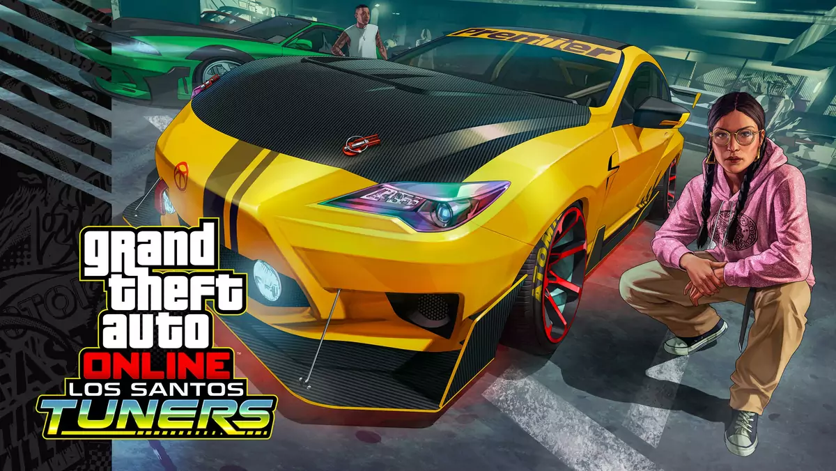 Okładka dodatku "Los Santos Tuner" do GTA Online