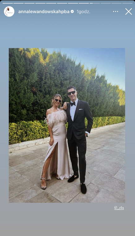 Anna i Robert Lewandowscy na weselu