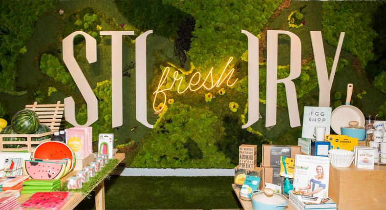 Fresh Story, a temporary store in Manhattan sponsored by Jet.com.