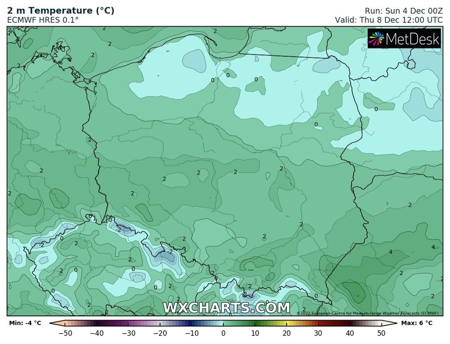 La segunda mitad de la semana será un poco más fresca