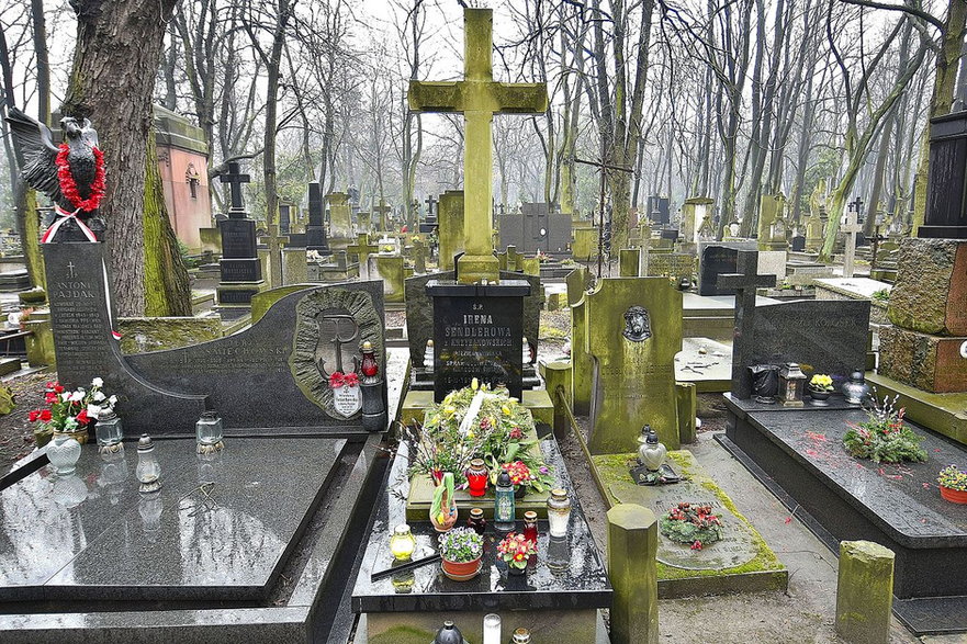 Grób Ireny Sendlerowej na warszawskim cmentarzu Powązkowskim