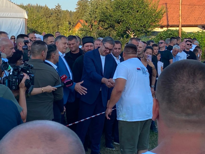 Vučić na Manjači