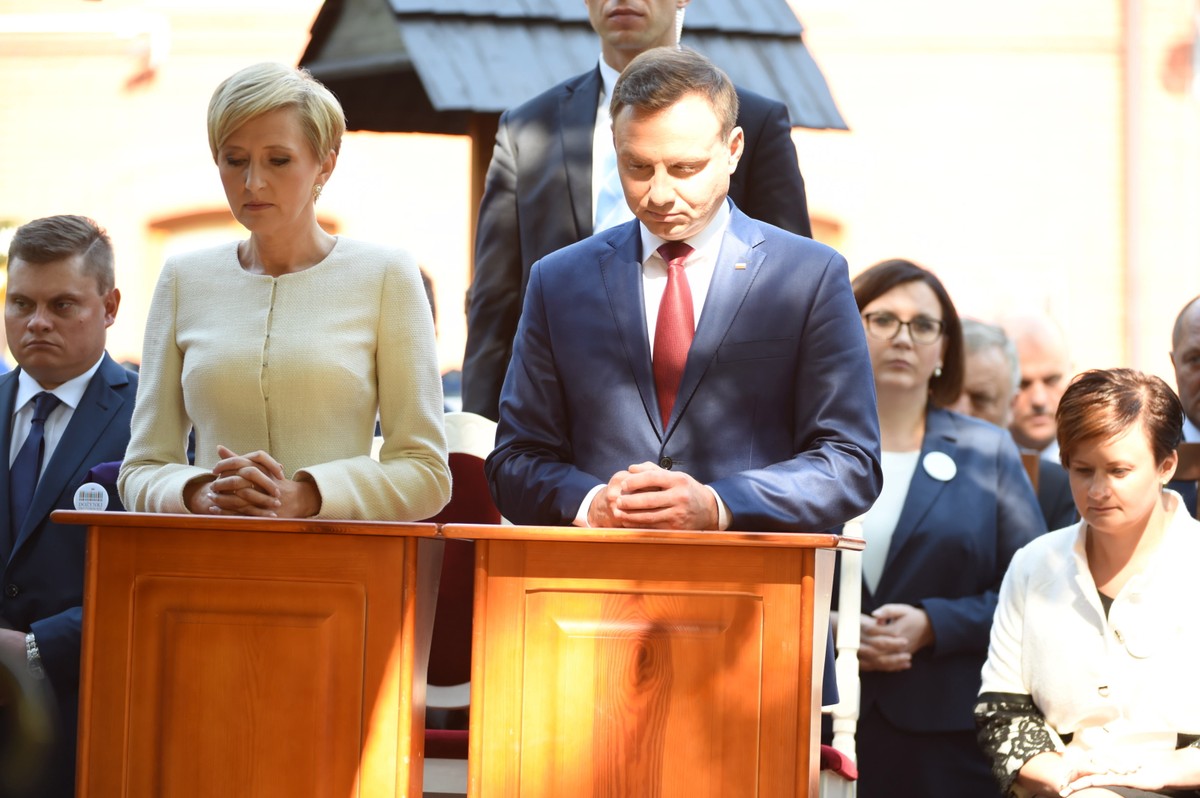 Andrzej Duda z małżonką
