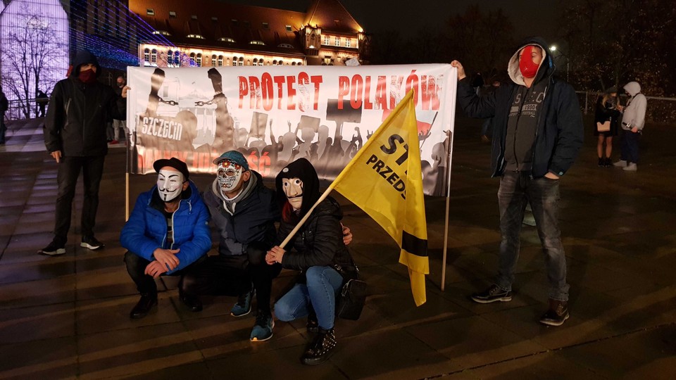 Protest w Szczecinie