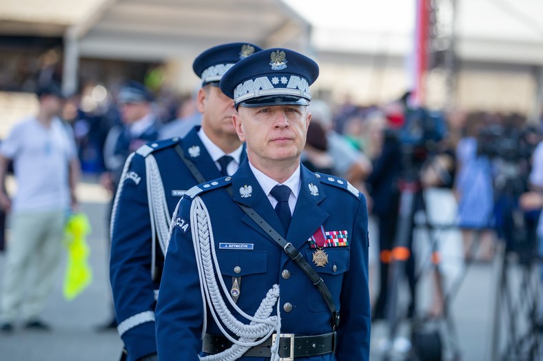 Komendant główny policji gen. Jarosław Szymczyk.