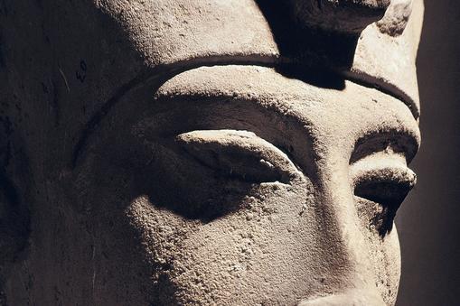 Head of Amenhotep IV from Karnak, New Kingdom, Dynasty XVIII