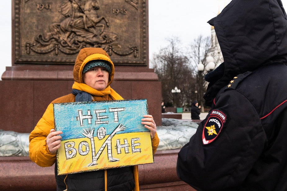 Antikriegsprotest in Kaliningrad / Foto von Юлия Власова
