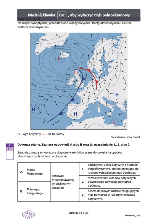 Matura 2023 z geografii, Formuła 2023