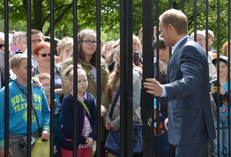 Ogrody Kancelarii Prezesa Rady Ministrów w Warszawie opanowali najmłodsi. To za sprawą Dnia Dziecka, do którego włączyło się biuro premiera Donalda Tuska.