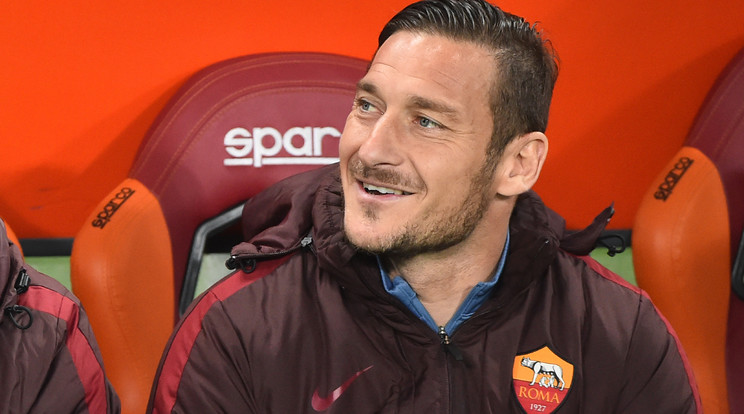Totti 40 évesen döntött a visszavonulás mellett/Fotó: AFP