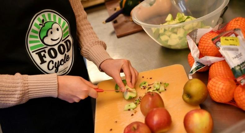 FoodCycle volunteers serve up weekly vegetarian lunches to up to 50 people in Hackney, many of whom have health problems or are at risk of social isolation