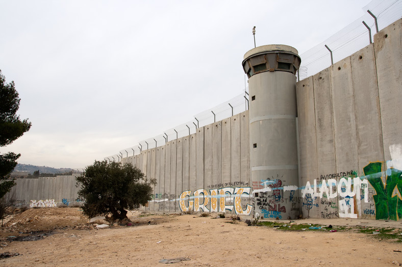 Mur na granicy Izraela i Palestyny