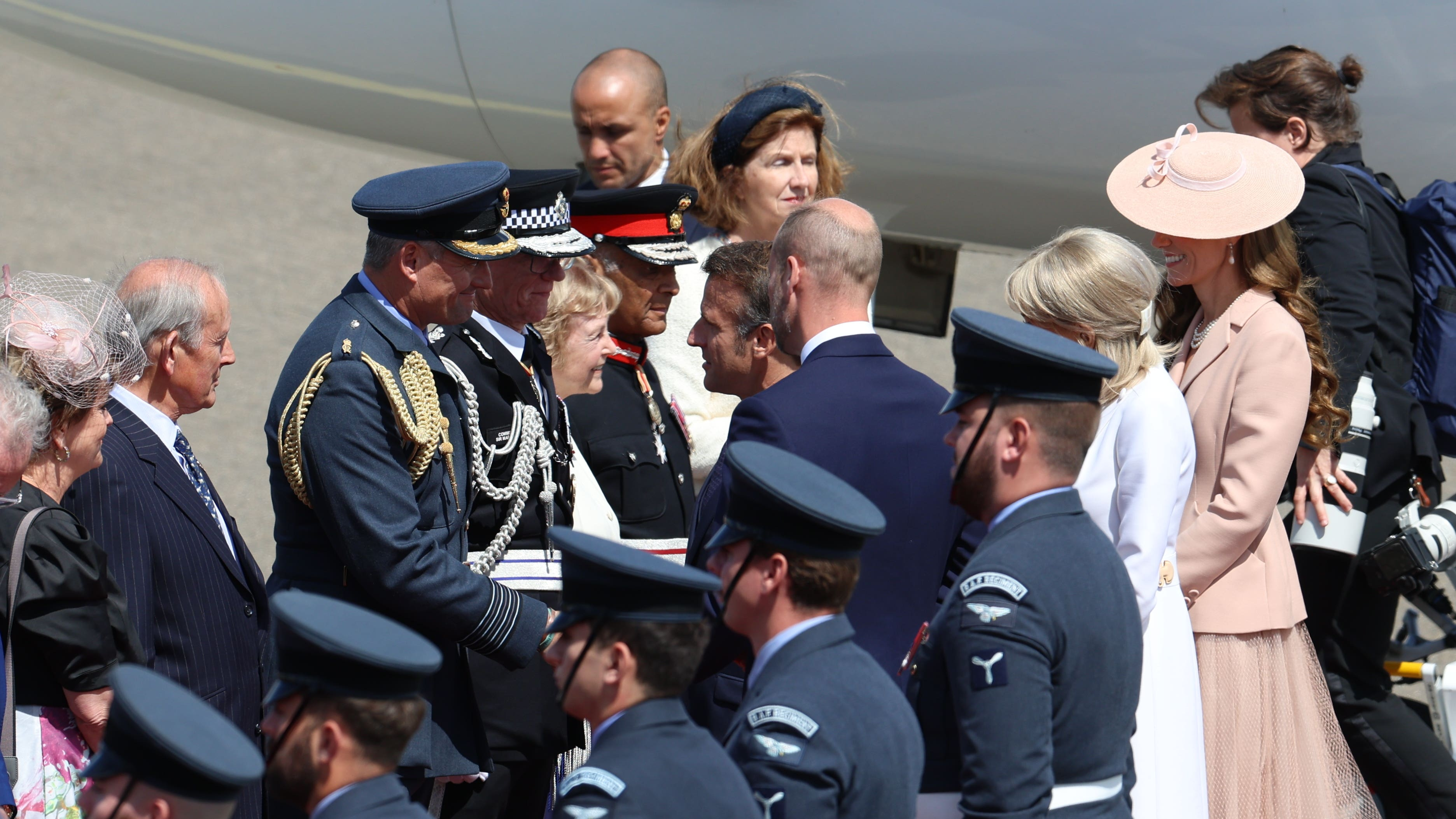 Macron kisses Kate's hand as French state visit begins