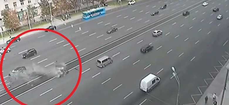 Makabryczny wypadek w Moskwie. Kierowca limuzyny Putina zginął na miejscu [AMATORSKIE WIDEO]