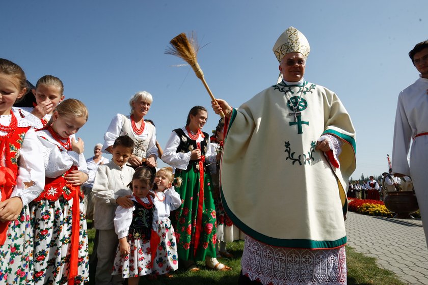 Józef Wesołowski na dożynkach w Ludźmierzu