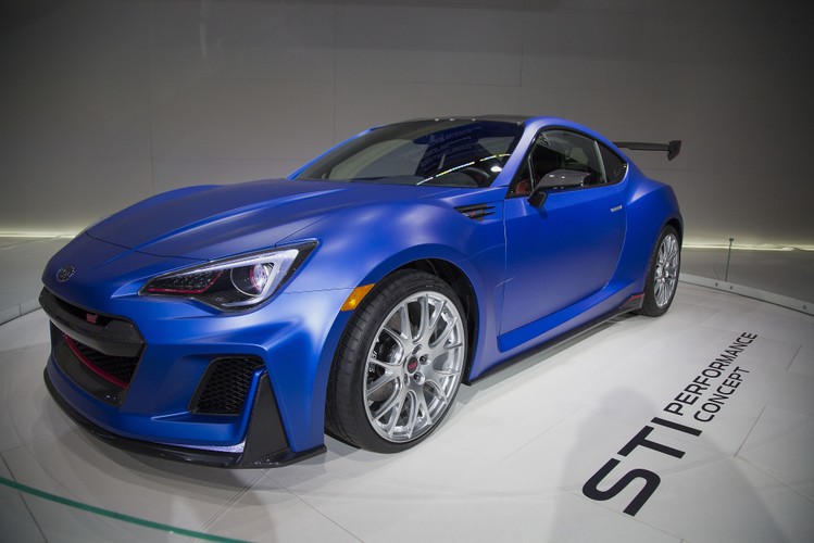 Subaru STI Concept wyposażony jest w silnik o mocy 300 KM <br><br>Fotograf: Michael Nagle / Bloomberg