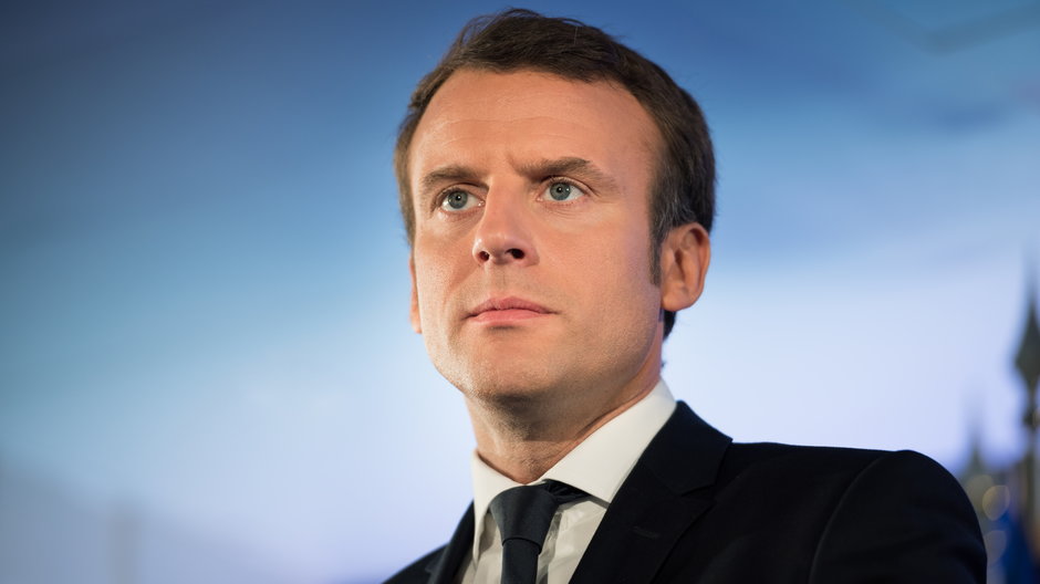 Prezydent Francji Emmanuel Macron