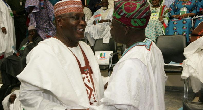 Alhaji Abubakar Atiku and Bola Ahmed Tinubu. (Punch)