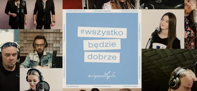 Golcowie, Węgiel, Mlynkova i inni śpiewają "Wszystko będzie dobrze" ku pokrzepieniu serc