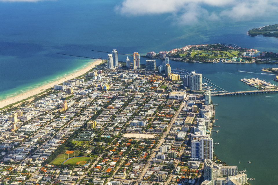 Miami Beach, USA - odważna architektura pod palmami