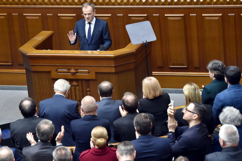 Tusk przyjechał do Kijowa i zadziwił Ukraińców