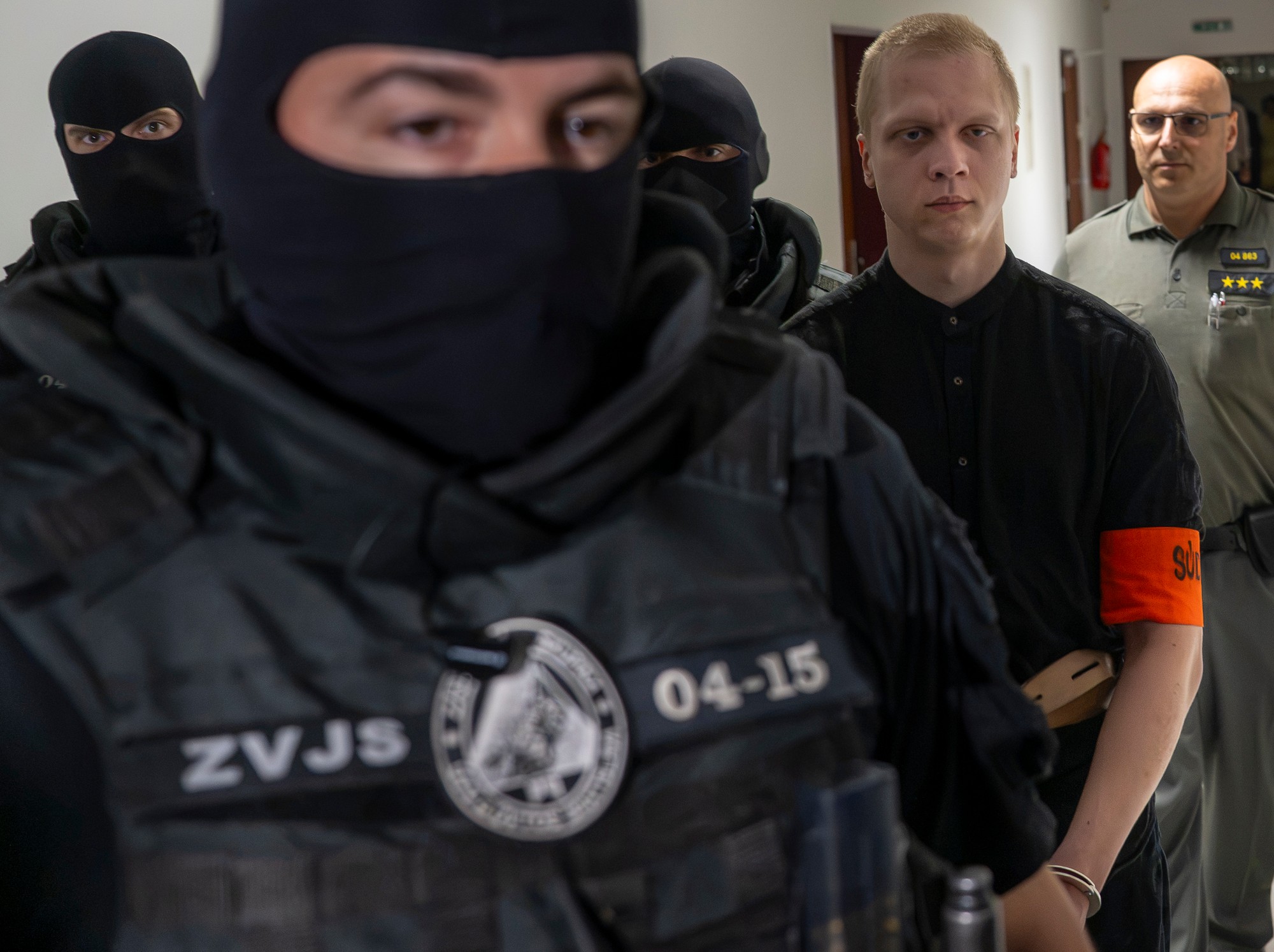 Obžalovaný Samuel S. na súde. 