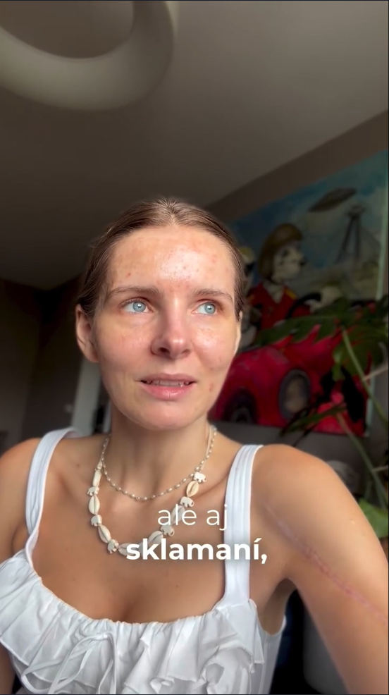 Slovenská herečka Monika Szabó. 