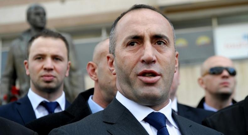 Ramush Haradinaj, pictured in 2012, is a former leader of paramilitaries who fought for Kosovo to gain independence