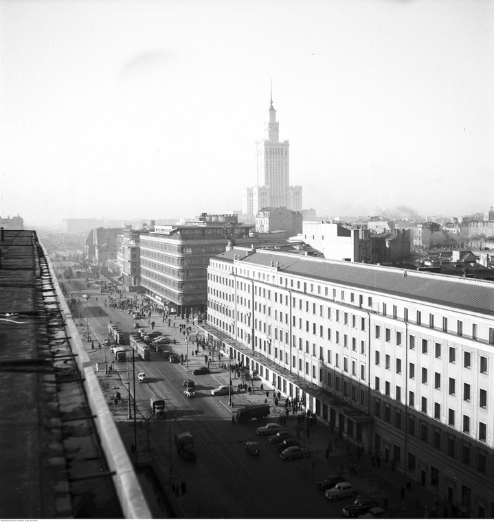 Aleje Jerozolimskie w Warszawie (1955 r.)