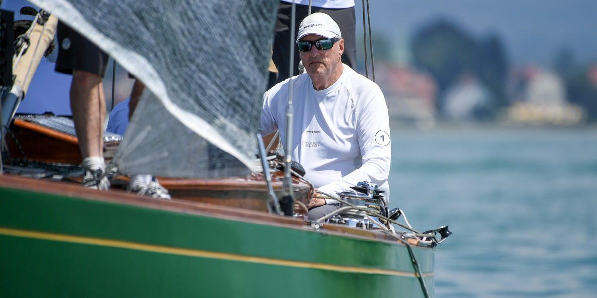 85-letni król Norwegii Harald V w żeglarskich mistrzostwach świata