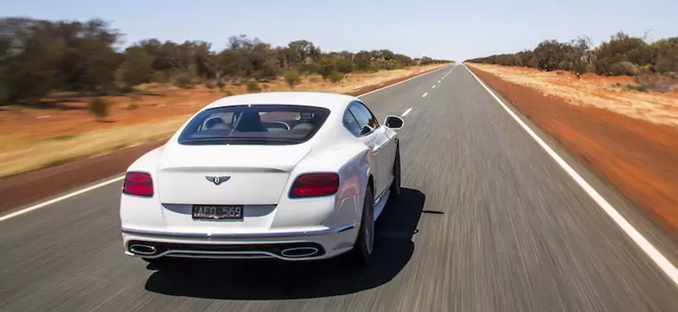 Bentley Continental GT Speed: 331 km/h przez Australię