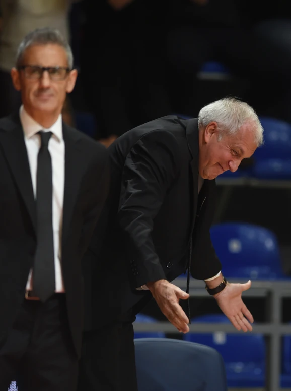 Detalj sa meča KK Partizan - KK Krka