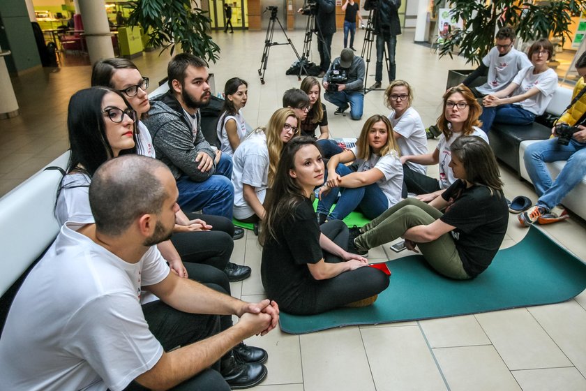 Protest lekarzy w Gdańsku 